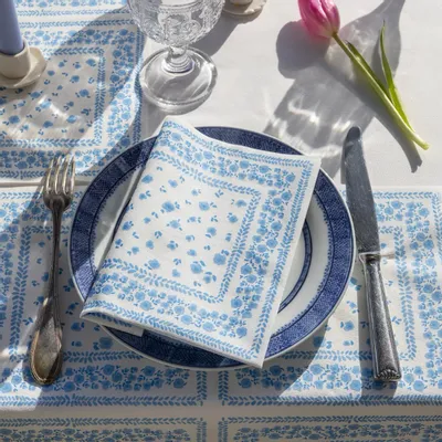 Napkins - BLUE BANDANA - FRANÇOISE PAVIOT