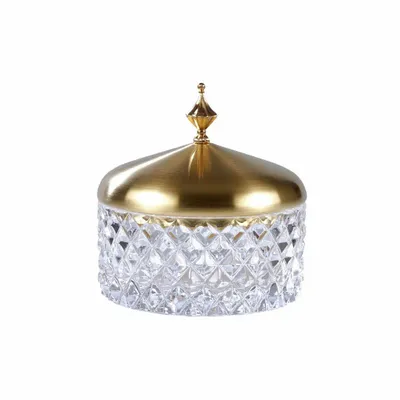 Bowls - Crystal Pavilion Covered Bowl Small - ANATOLI