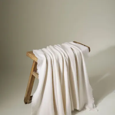 Plaids - SOFT FELTED CASHMERE BLANKET - MIRROR IN THE SKY CASHMERE