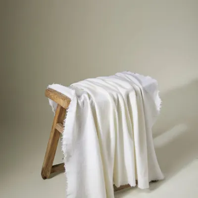 Homewear textile - HAND FELTED BLANKET MELANGE - MIRROR IN THE SKY CASHMERE