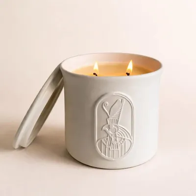 Candles - Big Horus Porcelain Scented Candle 450g - SNEFERU