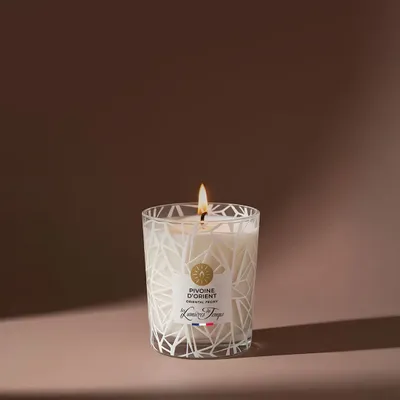 Bougies - Bougie Végétale 90 g Pivoine d'Orient - LES LUMIERES DU TEMPS