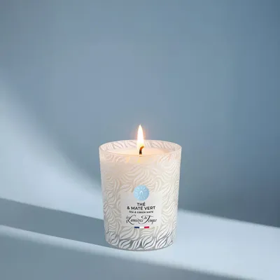 Candles - Vegetable Candle 90 g Tea and Green Mate - LES LUMIERES DU TEMPS
