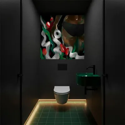 Papiers peints - PAPIER PEINT PANORAMIQUE... Galerie WC NOIR - ERIC&MUZY