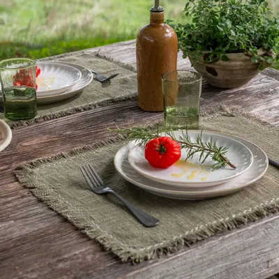 Placemats - Pair of placemats MINESTRONE 35x50cm - BED AND PHILOSOPHY