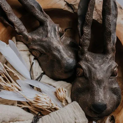 Other wall decoration - HARE - Wall Sculpture - DABA DECO