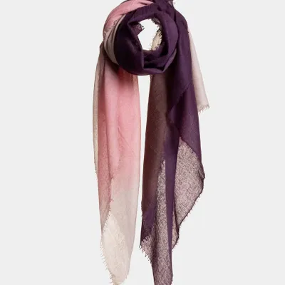 Scarves - SOUFFLE SEMI FELTED DEGRADEE - MIRROR IN THE SKY CASHMERE