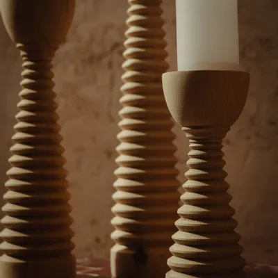 Bougeoirs et photophores  - Bougeoirs Trio Nayel - LOULE INTERIEUR