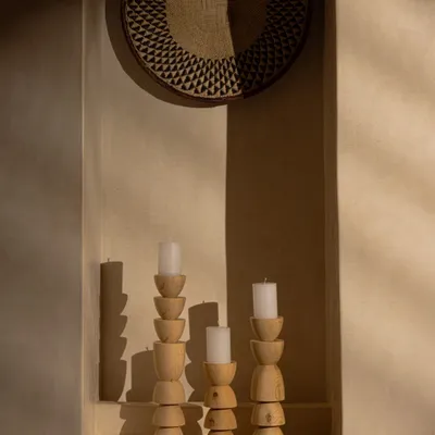 Candlesticks and candle holders - Selmar Trio Candlesticks - LOULE INTERIEUR