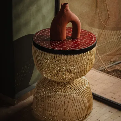 Autres tables  - Table d'appoint Palazzo Rouge - LOULE INTERIEUR