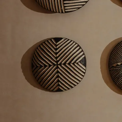 Autres décorations murales - Bouclier Kazar - 40cm, Modèle 4 - LOULE INTERIEUR