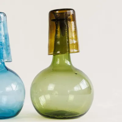 Wine accessories - Night service - blown recycled glass - ATELIER LÉTHÉ