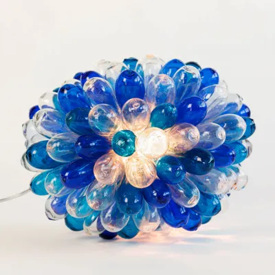 Suspensions - Suspension Grappe - Gouttes verre soufflé - ATELIER LÉTHÉ