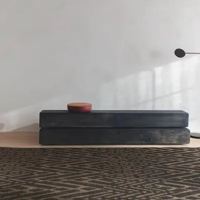 Rugs - Nomad Brown Rug in Wool and Linen - COCONO