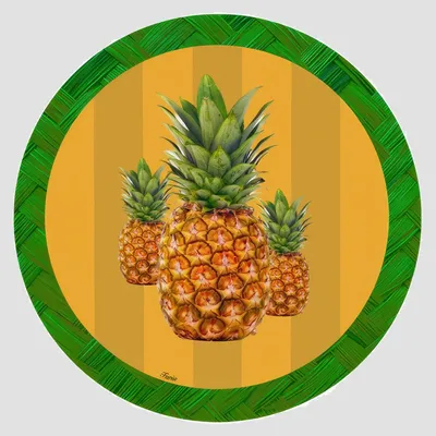 Table mat - Bottle coaster - Orto Sottobottiglia Rotondo - #08 - FURIA LIVING