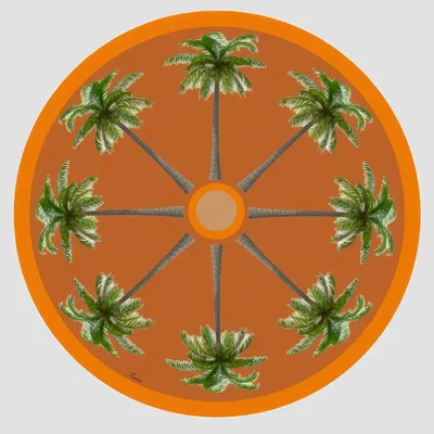 Dessous de plat - Dessous de bouteille - Palma Sottobottiglia Rotondo - #01 - FURIA LIVING