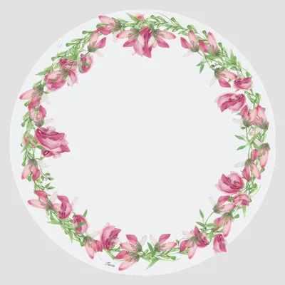 Dessous de plat - Dessous de verre - Girofiori Sottobicchiere Rotondo - #06 - FURIA LIVING