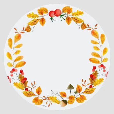 Table mat - Bottle coaster - Girofiori Sottobottiglia Rotondo - #08 - FURIA LIVING