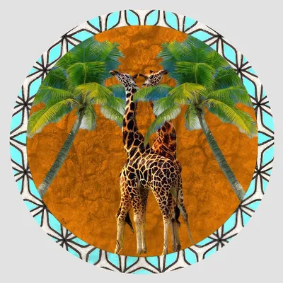 Placemats - placemats - Savana Sottopiatto Rotondo - #04 - FURIA LIVING