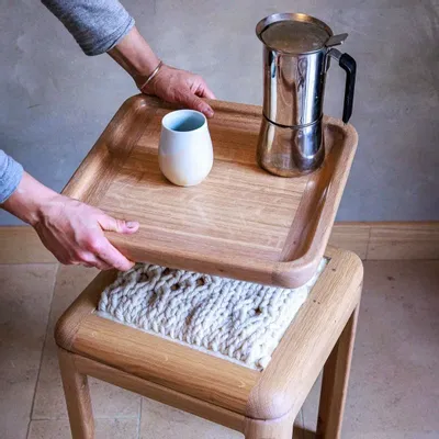 Stools - Modular stool table - CLAIRE SALIN