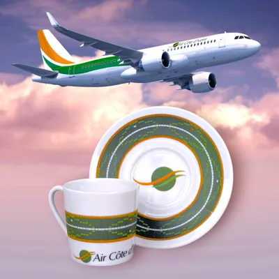 Gifts - Elegant Customizable Coffee Cup in Fine Porcelain - Wax Wedding Flowers Bordeaux Red Motif - Unique Handcrafted Piece Made to Order - KEMI HOME ART