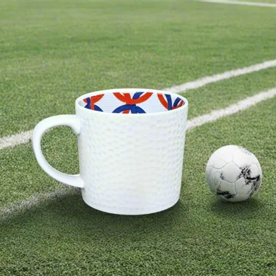 Gifts - Artistic French Porcelain Mug: Granite Exterior, WAX Olympic Games Interior - Fully Customizable! - KEMI HOME ART
