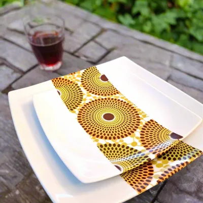 Gifts - Limited Edition: Customizable Porcelain Plate Set with Gammaphone Motif - The Art of Sound on Your Table - KEMI HOME ART