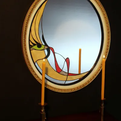 Miroirs - La fille au coin de la lune - GLASS NOUVEAU