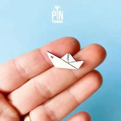 Broches - Broche Bateau en Papier - PINTONIK