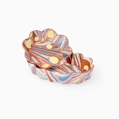 Plateaux - PLATEAU DE BUREAU FLOWER PETAL OVUL - TWILIGHT FIREWHIRL - CRAFT BOAT