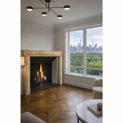 Decorative objects - French Limestone Fireplace. - MAISON LEON VAN DEN BOGAERT