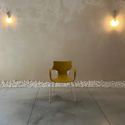 Chairs for hospitalities & contracts - ERBI CHAMI CHAIR, painted steel frame for indoor and outdoor use - STILFIBRA