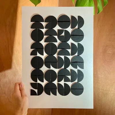 Gifts - Touch chalkboard - A TRIBUTE TO BAUHAUS - White - OISO