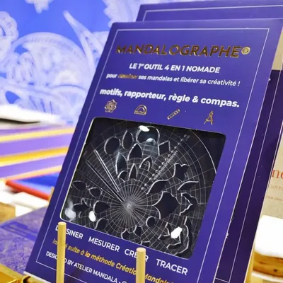 Stationery - Mandalograph® – 4-in-1 nomad tool for creating mandalas - ATELIER MANDALA