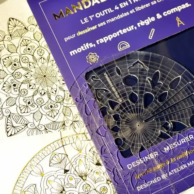 Stationery - Mandalograph® – 4-in-1 nomad tool for creating mandalas - ATELIER MANDALA