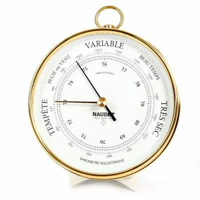 Clocks - 12CM BAROMETERS - NAUDET