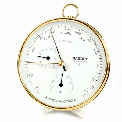 Other wall decoration - 12CM TRIPLE FUNCTION BAROMETERS - NAUDET
