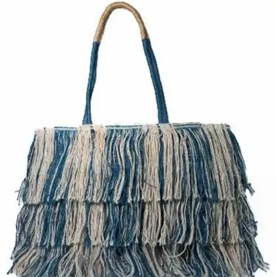 Sacs et cabas - Jute macramé fringe bag - mixed colours - MAISON BENGAL