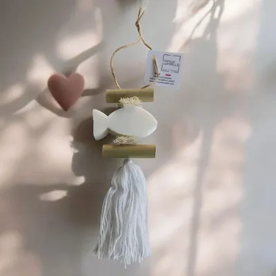 Savons - Tresse 1 Savon Poisson Bergamote - FABRIQUE LOMAELLE