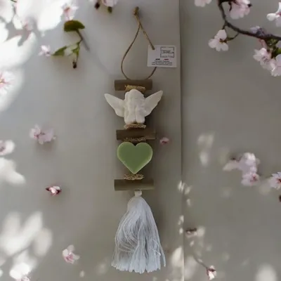 Savons - Tresse 1 Savon Ange Bergamote et 1 Savon Cœur Verveine - FABRIQUE LOMAELLE