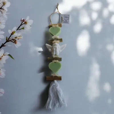 Savons - tresse 1 Savon Verveine 1 Savon Ange Bergamote 1 Cœur Verveine - FABRIQUE LOMAELLE