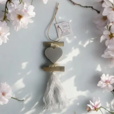 Savons - Tresse 1 Savon Cœur Gris Opium - FABRIQUE LOMAELLE