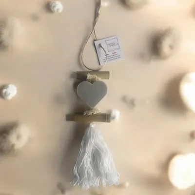 Savons - Tresse 1 Savon Cœur Gris Opium - FABRIQUE LOMAELLE