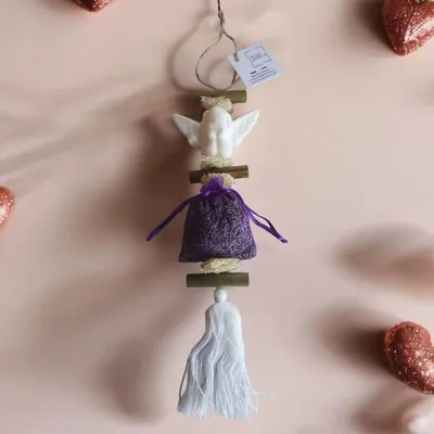 Savons - Tresse 1 Savon Ange Bergamote 1 Sachet de Lavandin - FABRIQUE LOMAELLE