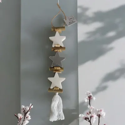 Savons - tresse 1 Savon Etoile Bergamote et 1 Savon Etoile Grise 1 Etoile Bergamote - FABRIQUE LOMAELLE