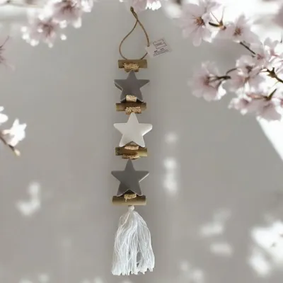 Savons - tresse 1 Savon Etoile Grise et 1 Savon Etoile Bergamote 1 Savon Etoile Grise - FABRIQUE LOMAELLE