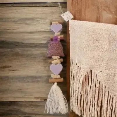 Savons - Tresse 1 cœur lavande 1 sachet de lavandin 1 cœur lavande - FABRIQUE LOMAELLE