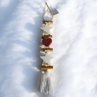 Savons - tresse 1 Savon Etoile Bergamote et 1 Savon Cœur Nag Champa 1 Savon Etoile Bergamote - FABRIQUE LOMAELLE