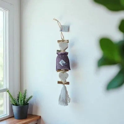 Savons - Tresse 1 Cœur Lavande Fleur 1 Sachet de Lavandin 1 Cœur Lavande Fleur - FABRIQUE LOMAELLE