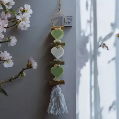 Savons - Tresse 1 Savon Cœur Verveine 1 Cœur Bergamote 1 Cœur Verveine - FABRIQUE LOMAELLE